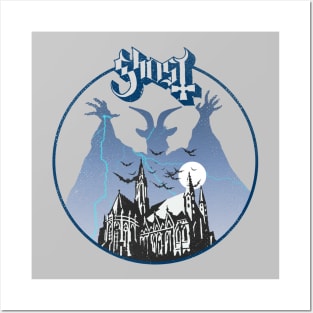 Ghost Light Blue Posters and Art